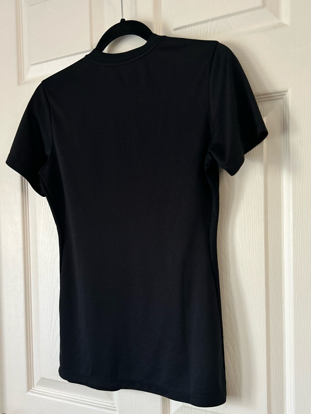Nike Black Fitted Performance Tee Athletic Shirt Women's Size S - Picture 4 of 7